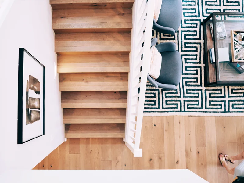Interior flooring and surfaces representing floor and surface care