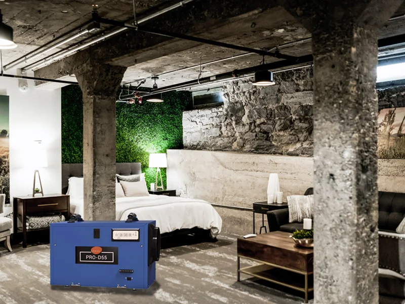 Clean indoor environment representing air and space purification
